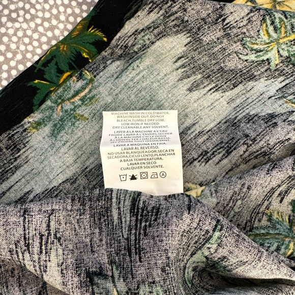 Molokai Surf Vintage Shirt Men Large Yellow Hibiscus Hawaiian Short Sleeve Rayon - Picture 8 of 9